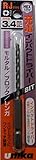 ユニカ(unika) 充電ドライバービットドリルRJタイプ RJ3.4X90