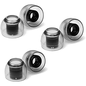 アズラ(AZLA) SednaEarfit Crystal [イヤーピース MS/M/MLサイズ各1ペア] 最高級ドイツ製プレミアムLSR素材採用ハイグレードイヤーピース スタンダード設計 細軸用ノズルアダプター付属