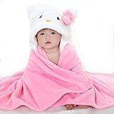 【ベビー】動物着ぐるみ風ポンチョ　毛布　１００ｃｍ　ねこ