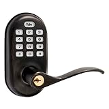 Yale Real Living Keyless Push Button Lever Lock with ZigBee in Oil Rubbed Bronze (YRL210) by Yale Se