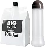 メンズマックス ビッグローション 大容量 1L & 詰替ボトル360ml セット 業務用 強粘度 無色透明 小分けに使えて便利な空ボトル容器付