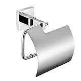 Aothpher おしゃれ 現代風 高品質 多機能 トイレットペーパーホルダー カバー付き 棚付き トイレのペーパーホルダー ステンレス スタンド シンプル ティッシュ ホルダー タオル ホルダー タ