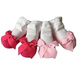 iikuru ベビー 靴下 赤ちゃん 靴下 ベビー ソックス 女の子 くつ下 リボン x637