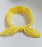 Refaxi かわいい赤ちゃんウサギの耳の髪の毛ノットウサギの女の子のためのヘアバンド子供のためのストレッチ布