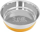 S.P.B. （スーパーペットボウル）犬用食器 フェスティバボウル イエロー M サイズ