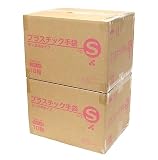 2カートンセット プラスチック手袋（パウダーフリー） 1Box 100枚入×20個 (S) ビニール手袋【使い捨て手袋】 PVC