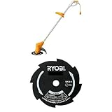 リョービ(RYOBI) 刈払機 草刈機 AK-3000 金属8枚刃 あんぜん ロータ 芝刈機 セット