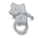 Gund Baby Lolly Baby Ring Rattle, Elephant [並行輸入品]