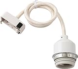 GENERAL SOCKET E26_LOW ENAMELED　ジェネラル 1灯用ソケット 低温琺瑯 (ホワイト)