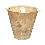 アートストーン ラウンド 47cm ベージュ ロープ付 ／底面給水型植木鉢（底栓付）