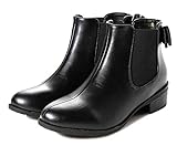 [ブーツ] Rewde(ルゥデ) レディース 婦人 防滑 ショート OR-18-BT06 ブラック Sサイズ/22-22.5cm