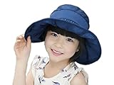 (リアルスタイル)Real Style キッズ 子供 ハット つば広 赤ちゃん キャップ サファリハット 折りたたみ 帽子 サンバイザー フィッシャーマンハット 女の子 男の子 紫外線 UVカット 日