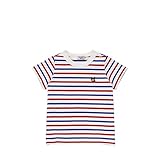 [ミキハウス] MIKIHOUSE 【ダブルＢ】 Everyday Double_B　ボーダー半袖Tシャツ (70cm-150cm) 62-5213-953 赤×紺 90cm