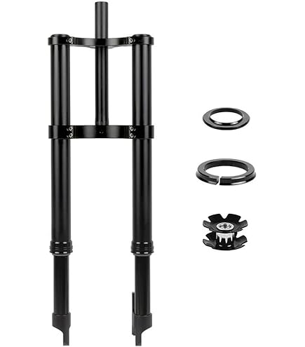 BMX FLATLAND フォーク　ブラック サスペンション Amazon.co.jp: 20インチ 自転車 サスペンション フォーク
