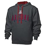 NCAAアリゾナ大学メンズベンチマークカラーブロックプルオーバーフード XL レッド