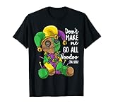 マルディ・グラ・ブードゥー・ドール Don't make Me Go All Voodoo On You Tシャツ