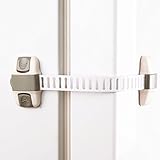 Baba Mate Adjustable Child Safety Locks - 7.8" length Large Size Locks(6 Pack) - Dual-action Smart D