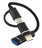 CD-JP-036-ip-ip+tp-otg Type C + Lightning USB 変換アダプタケーブルタイプc ライトニング 2 in 1 USB3.0 分岐アダプターUSB-AにアップルUSB-Cたいぷc プラグコネクタApple iPhone 15 14 13 12 11 Pro Max Plus iPad 10、Sony Xperia，Huawei 適用Samsung Galaxy