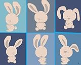 Green Leaf Art Yoga Bunnies Canvas Art [並行輸入品]