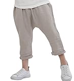 Plus Nao(プラスナオ) サルエルパンツ ズボン 子供服 男の子 サルエル 長ズボン 9分丈 ゆったり 薄手 股上深め ロールアップ おしゃれ オシ 110 グレー