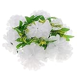 MagiDeal人工菊シルクフラワーFuneral Memorial Grave Tribute Wreath 30 x 30 cm 30cm ホワイト 21708d1942bb1904f71e85e