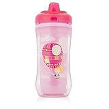Dr. Brown's Hard-Spout Insulated Cup, Pink Balloon, 10 Ounce by Dr. Brown's