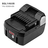 BSL1460B 日立 14.4v バッテリー 故障诊断+LED残量表示 BSL1460B 14.4V 6000mAh BSL1430(B) BSL1440(B) BSL1450(B) BSL1460