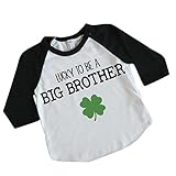 Big Brother聖パトリックの日シャツfor Boys、ビッグBrotherシャツ カラー: グリーン