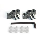 Atomik RC Alloy Front Axle Carriers, Grey fits the Traxxas 1/16 Slash 4x4 and Other Traxxas Models -
