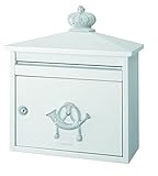 brabantia (ブラバンシア) B210 郵便ポスト 壁掛けタイプ 鍵付き おしゃれ 北欧 ポスト 郵便受け マットホワイト