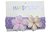 MANDY ベビー フラワー ヘアバンド Sparkles Lavender Hairband
