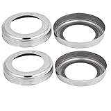 uxcell 手すり部品　ブラケット　ハンドレールプレートカバー　 ラダーカバー 安全な手すり用 304ステンレス鋼 4個入り