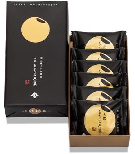 Amazon.co.jp: あみだ池大黒 大阪 もちまろ菓 6個入 まんじゅう お菓子