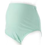 マタニティ綿１００％ショーツ　　ペールグリーン　サイズ:マタニティM