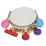 ULTNICE 赤ちゃん子供の幼児のための8pcs / set木製楽器セットバンドリズムキット