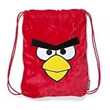 Angry Birds Plush Cinch Drawstring Backpack Red [並行輸入品]