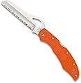 Spyderco BY17SOR2 Byrd Cara 2 レスキュー 軽量 折りたたみナイフ 3.9インチ ステンレススチール シープフットブレード 高性能オレンジFRNハンドル