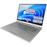 【整備済み品】NEC ノートPC VG-U / 13.3型フルHD / Win 11 Pro/MS Office H&B 2019 / Core i5-6200U / Bluetooth/wajunのWIFI/HDMI / 4GB / 1TB SSD