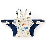 どこでもサポート赤ちゃん安心チェアベルト サバンナ横断どうぶつ大行進（スケアー地・生成） 日本製 B2603400