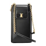 FERRAGAMO フェラガモ スマートフォンケース 220381 755402 SMARTPHONE CASE ブラック 黒 [並行輸入品]