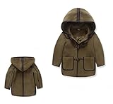人気　イングランド風　男女兼用　ラシャコート/コート/アウター/上着　防寒　フード付き　子供服 女の子　おしゃれ　ベビー服　男の子　幼児　赤ちゃん服　長袖　５サイズ　出産祝い/プレゼント90CM－10