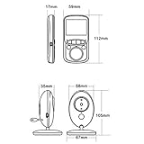 2.4g digital wireless night vision lcd audio video security