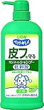 ライオン ペットキレイ 皮フを守る リンスインシャンプー ポンプ 愛犬用 550ml LIONPET