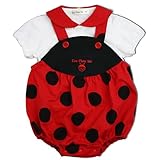 てんとう虫 半袖 ブラウス ロンパース セット ベビー コスチューム 80cm