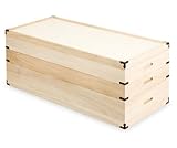 桐衣装箱 3段 高さ35cm 桐天然木 日本製 HI-0003