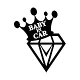 Diamond Baby in Car カッティングステッカー ブラック 黒