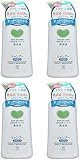 【まとめ買い】カウブランド 無添加シャンプー さらさら ポンプ付 500ml【×4個】
