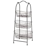 ランドリー3段タイプ(アンティークブラウン) LN-4853AB