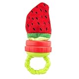 Sassy Terry Teether with Handle, Strawberry by Sassy [並行輸入品]