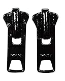 YKK 10VS ビスロンスライダー DA 580 黒 ２個セット 上止め付き